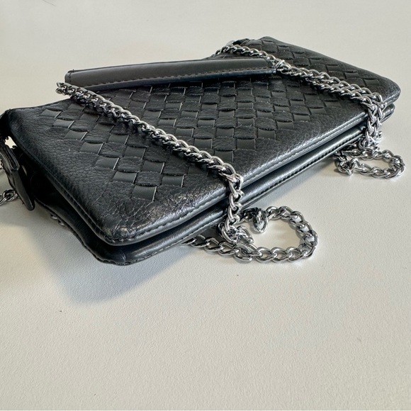 Genuine leather chained wallet - Picture 3 of 7